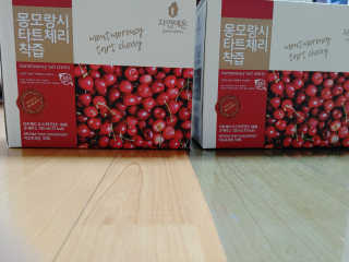 자연에온 몽모랑시 타트체리 착즙 100mL 10개입 2BOX — 5점을 준 리뷰어가 2020년 11월 올린 사용 사진