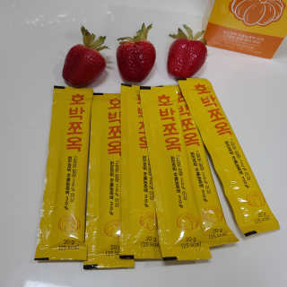 조은약초 국산 늙은 호박즙 호박쪼옥 젤리 20g x 15포 — 5점을 준 리뷰어가 2020년 8월 올린 사용 사진