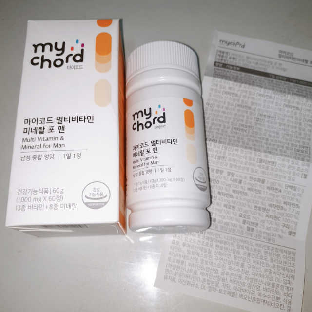 마이코드 멀티비타민미네랄 포 맨 리뷰 사진