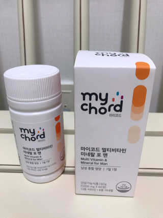 JW중외제약 마이코드 멀티비타민미네랄 포 맨 — 5점을 준 리뷰어가 2020년 8월 올린 사용 사진