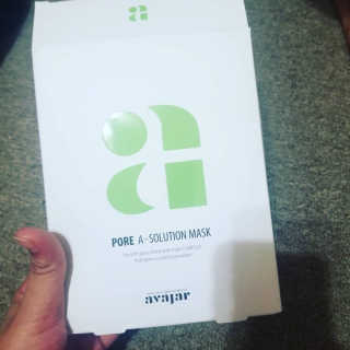 Avajar A-Solution 마스크 — 5점을 준 리뷰어가 2020년 12월 올린 사용 사진