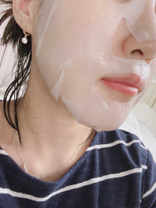 비피도랩 프로클리닉 폴루션에이징 프로텍트 마스크 — 5점을 준 리뷰어가 2020년 9월 올린 사용 사진