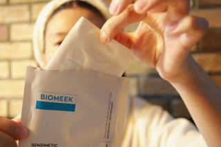 바이오믹 BIOMEEK SENSIMETIC SOOTHING MASK.S — 5점을 준 리뷰어가 2020년 7월 올린 사용 사진