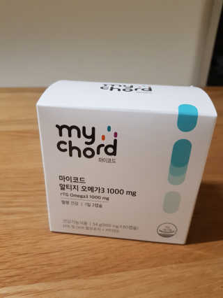 JW중외제약 마이코드 알티지 오메가3 1000 mg — 5점을 준 리뷰어가 2020년 7월 올린 사용 사진