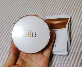 디어벨르 크림쿠션 DEAR BELLE CREAM COUSION — 5점을 준 리뷰어가 2020년 8월 올린 사용 사진