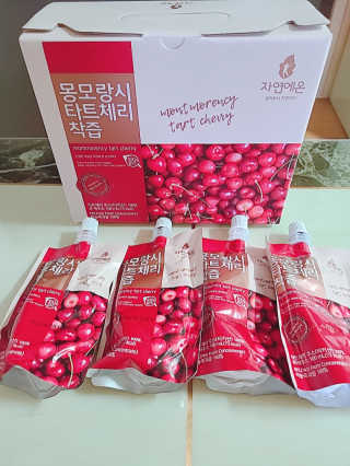 자연에온 몽모랑시 타트체리 착즙 100mL 10개입 2BOX — 5점을 준 리뷰어가 2020년 10월 올린 사용 사진