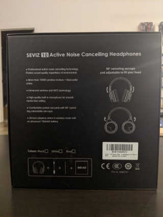 SEVIZ Bluetooth Headphones 10 3color — 5점을 준 리뷰어가 2020년 4월 올린 사용 사진