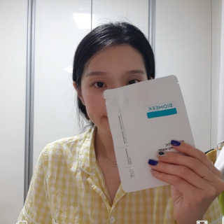 바이오믹 BIOMEEK SENSIMETIC SOOTHING MASK.S — 5점을 준 리뷰어가 2020년 6월 올린 사용 사진