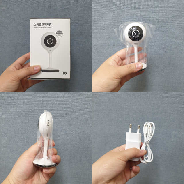 헤이홈 스마트 홈카메라 + 헤이베어 캐릭터커버 리뷰 사진
