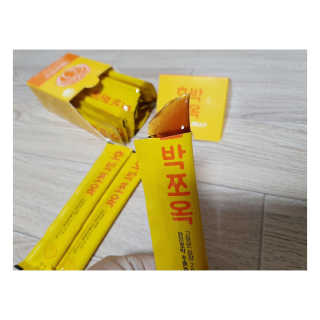 조은약초 국산 늙은 호박즙 호박쪼옥 젤리 20g x 15포 — 5점을 준 리뷰어가 2020년 8월 올린 사용 사진