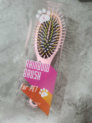 아이캔디 레인보우 볼륨S  브러쉬 for PET 미디엄 — 4.5점을 준 리뷰어가 2020년 12월 올린 사용 사진