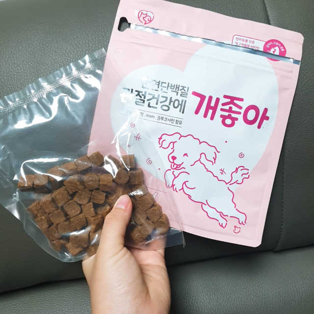 천연단백질 관절건강에 개좋아 리뷰 사진