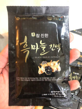 서울약사신협 약사신협_흑마늘진액_70mlx30포 — 5점을 준 리뷰어가 2020년 9월 올린 사용 사진