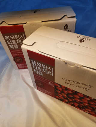 자연에온 몽모랑시 타트체리 착즙 100mL 10개입 2BOX — 5점을 준 리뷰어가 2020년 11월 올린 사용 사진