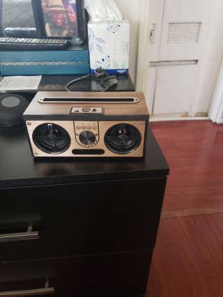 SEVIZ RETRO20W 레트로 블루투스 스피커 — 4.5점을 준 리뷰어가 2020년 6월 올린 사용 사진