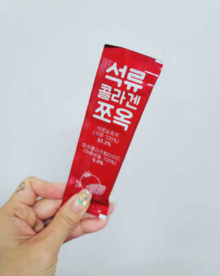 조은약초 석류콜라겐 석류즙 석류쪼옥 젤리 스틱 15포 x 20g — 5점을 준 리뷰어가 2020년 9월 올린 사용 사진