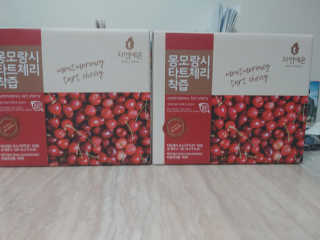 자연에온 몽모랑시 타트체리 착즙 100mL 10개입 2BOX — 5점을 준 리뷰어가 2020년 9월 올린 사용 사진