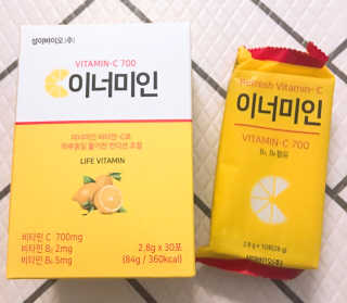 이너미인 VITAMIN-C 700 — 4.5점을 준 리뷰어가 2020년 9월 올린 사용 사진