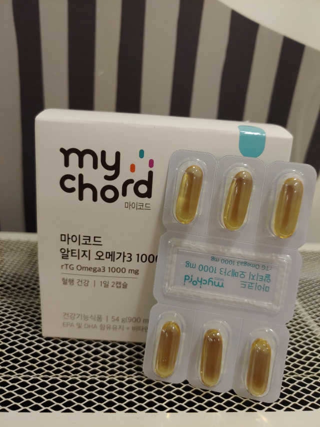마이코드 알티지 오메가3 1000 mg 리뷰 사진