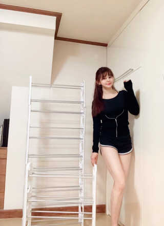 바네스데코 DIY 오픈 10단 신발 정리대 화이트 — 5점을 준 리뷰어가 2020년 5월 올린 사용 사진