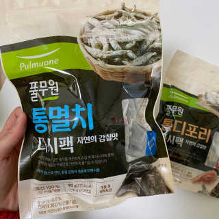 [풀무원] 자연의 감칠맛 통디포리, 통멸치 다시팩 세트 — 5점을 준 리뷰어가 2020년 5월 올린 사용 사진