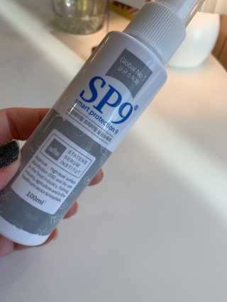 SP9 스프레이형 프리미엄 살균소독제 500ml+100ml — 5점을 준 리뷰어가 2020년 11월 올린 사용 사진