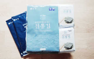 한촌몰 바다공작소 전통김_명품돌김세트 — 5점을 준 리뷰어가 2020년 10월 올린 사용 사진