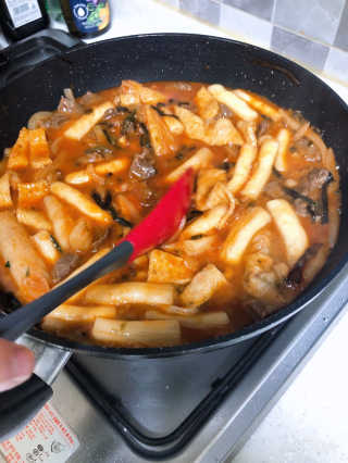 화곡미담 옛날 떡볶이 — 5점을 준 리뷰어가 2020년 4월 올린 사용 사진
