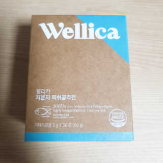 웰리카 저분자 피쉬 콜라겐 — 5점을 준 리뷰어가 2020년 12월 올린 사용 사진