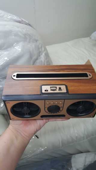 SEVIZ RETRO20W 레트로 블루투스 스피커 — 5점을 준 리뷰어가 2020년 9월 올린 사용 사진