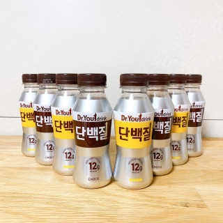 닥터유드링크 단백질 초코맛 and 바나나맛 — 5점을 준 리뷰어가 2020년 8월 올린 사용 사진