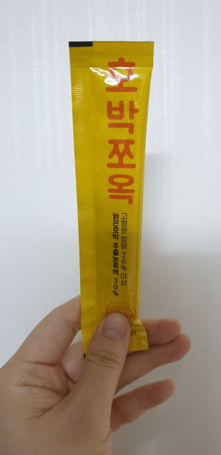 조은약초 국산 늙은 호박즙 호박쪼옥 젤리 20g x 15포 — 4점을 준 리뷰어가 2020년 7월 올린 사용 사진