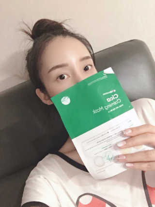 리더스코스메틱 리더스 시카 카밍  마스크 — 4점을 준 리뷰어가 2020년 6월 올린 사용 사진