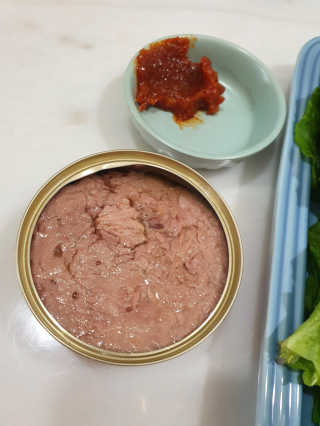 동원참치 펭수참치 — 5점을 준 리뷰어가 2020년 6월 올린 사용 사진