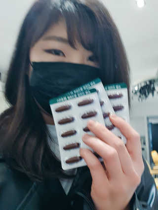 메이준뉴트리 슈퍼 간건강 밀크씨슬 B+ — 5점을 준 리뷰어가 2020년 6월 올린 사용 사진