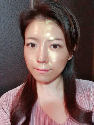 한미려 프리미엄 하이드로겔 마스크 — 5점을 준 리뷰어가 2020년 7월 올린 사용 사진