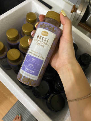 서울에프엔비 브루빈 디카페인 커피 2종 — 3점을 준 리뷰어가 2020년 8월 올린 사용 사진