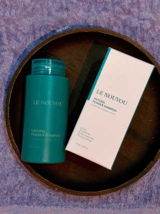 LE NOUVOU 르 누부 내추럴 파우더 샴푸 보틀 — 3.5점을 준 리뷰어가 2020년 11월 올린 사용 사진
