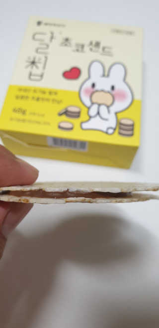 네이처오다 달칩 초코샌드 — 5점을 준 리뷰어가 2020년 5월 올린 사용 사진