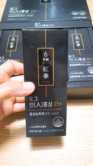 로그네이처 로그 인 홍삼 25+ — 5점을 준 리뷰어가 2020년 6월 올린 사용 사진