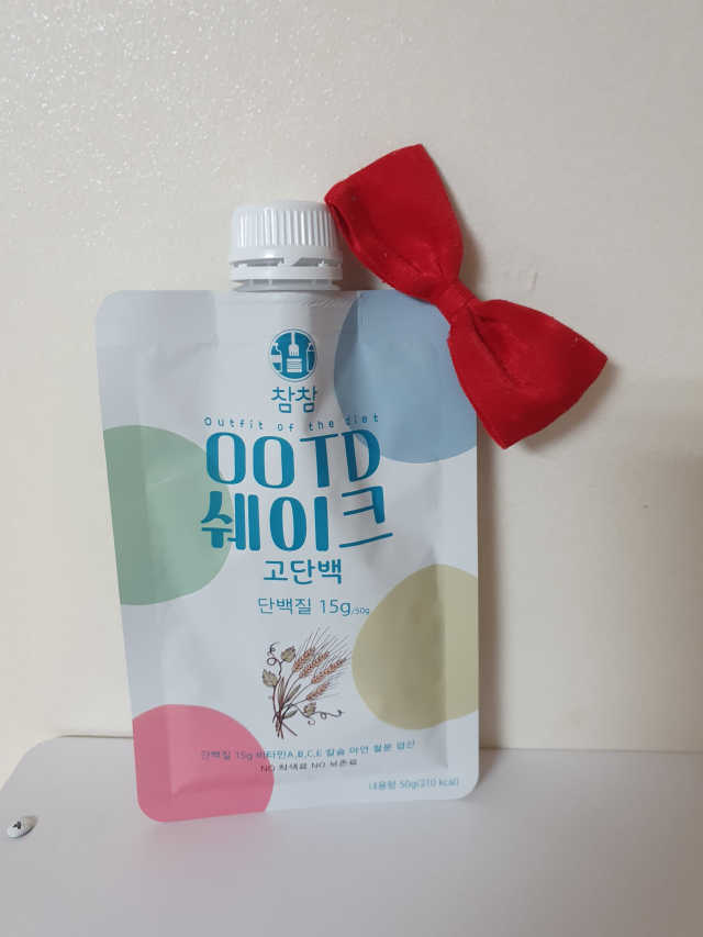 [꾸콤] 참참 OOTD쉐이크 고단백 일주일세트 50g x 5 리뷰 사진