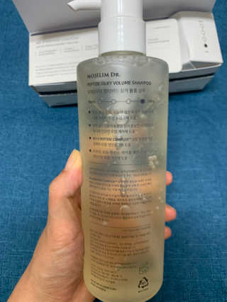 모제림닥터 펩타이드 실키 볼륨 샴푸 — 5점을 준 리뷰어가 2020년 10월 올린 사용 사진