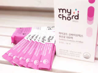 JW중외제약 마이코드 신바이오틱스 유산균 100억 — 5점을 준 리뷰어가 2020년 9월 올린 사용 사진