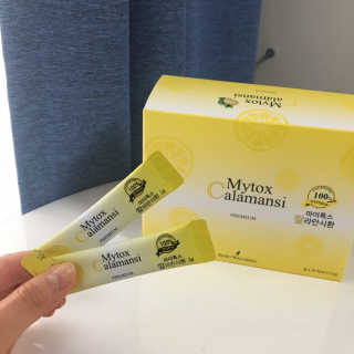 신보웰빙 마이톡스 깔라만시환 1박스/56포 — 5점을 준 리뷰어가 2020년 4월 올린 사용 사진