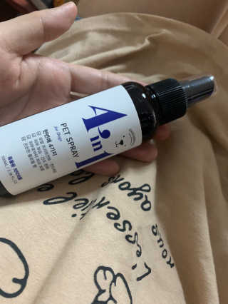 강아지스토리 포인원 모이스처 미스트 100ml — 5점을 준 리뷰어가 2020년 6월 올린 사용 사진