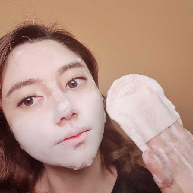 델라본 체리 버블 클렌징 패드 1 Box 리뷰 사진