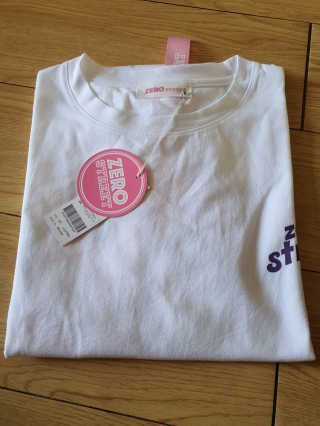 제로스트릿 ZERO STREET - BACK DONUT T-SHIRT 7 COLOR — 2점을 준 리뷰어가 2020년 7월 올린 사용 사진