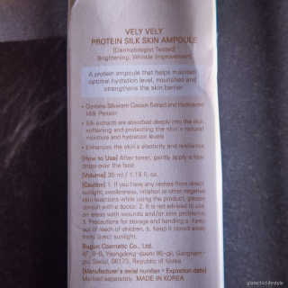VELY VELY Protein Silk Skin Ampoule — 4.5점을 준 리뷰어가 2020년 12월 올린 사용 사진