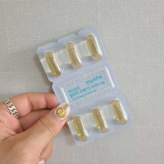 JW중외제약 마이코드 알티지 오메가3 1000 mg — 5점을 준 리뷰어가 2020년 10월 올린 사용 사진