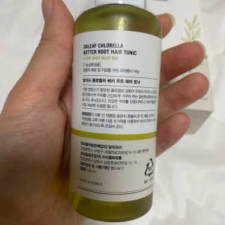 달리프 클로렐라 베러 루트 헤어토닉 100ml — 5점을 준 리뷰어가 2020년 10월 올린 사용 사진